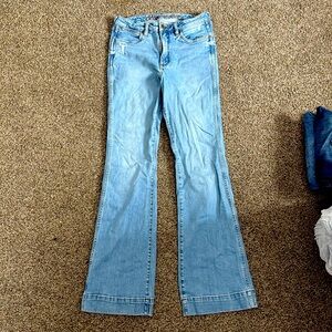 Wrangler high rise trouser jeans